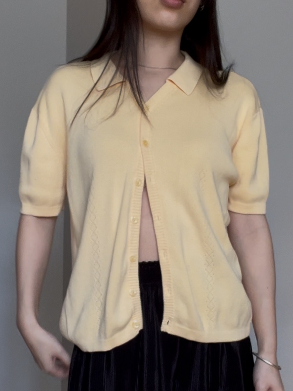 Vintage knit blouse